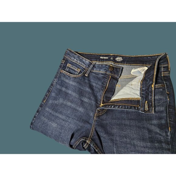 Old Navy Hi- Rise Rockstar Super Skinny Secret Smooth Pockets Jeans Women 8Short - Picture 5 of 7